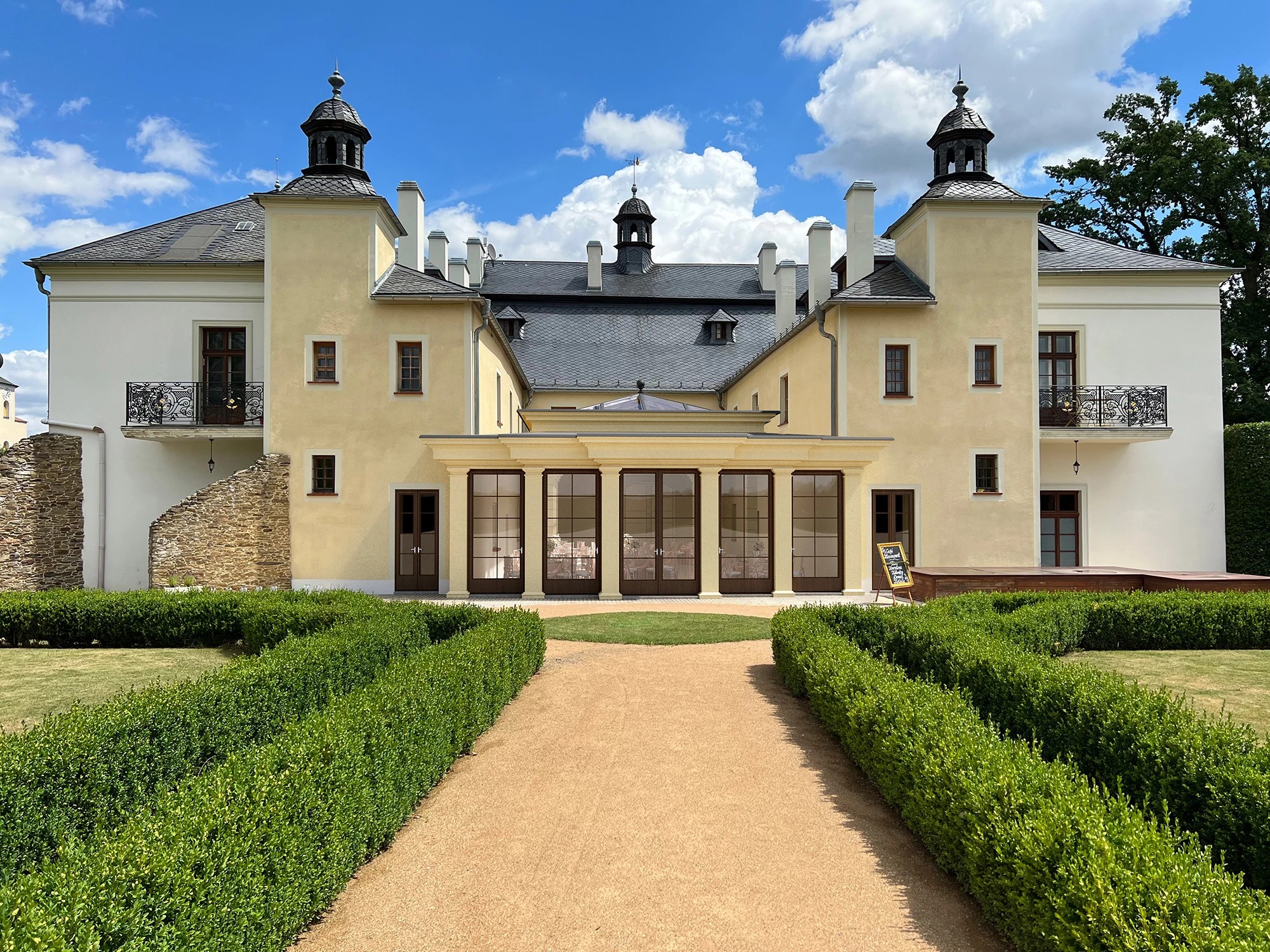 Fotozákres DRS zámku Štáblovice